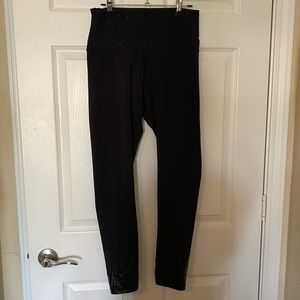 Ombré Shine Black Leggings